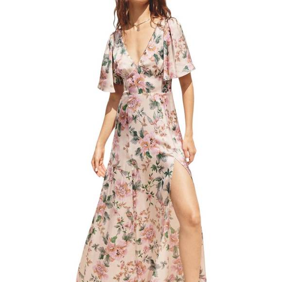 NEW DRESS FORUM morning meadow dress in ecru/pink - Picture 2 of 3